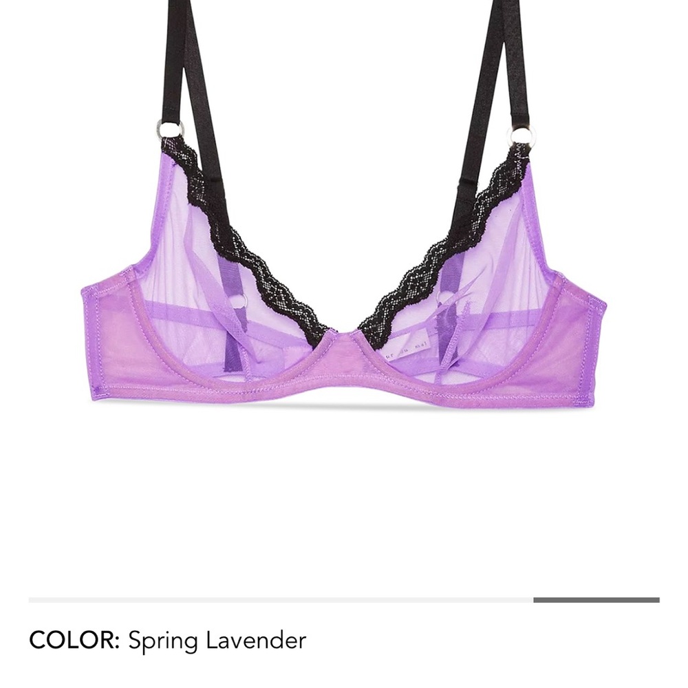 Lavender Lace Women's Bra